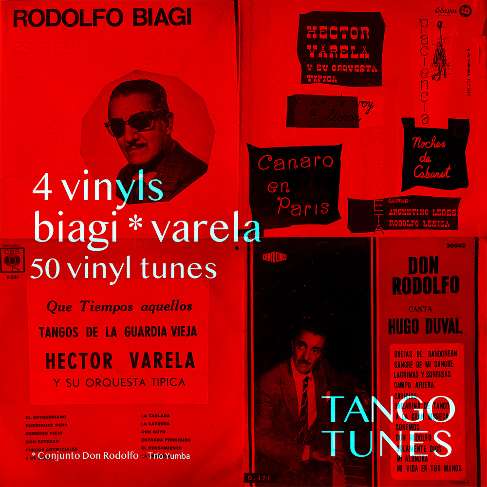 4 vinyls – Biagi Varela Conjunto Don Rodolfo