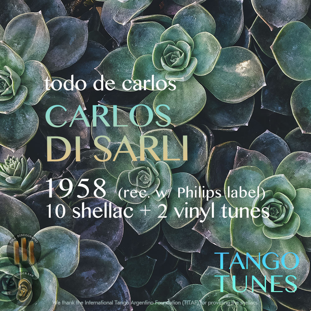 Todo de Carlos 1958 | Philips label