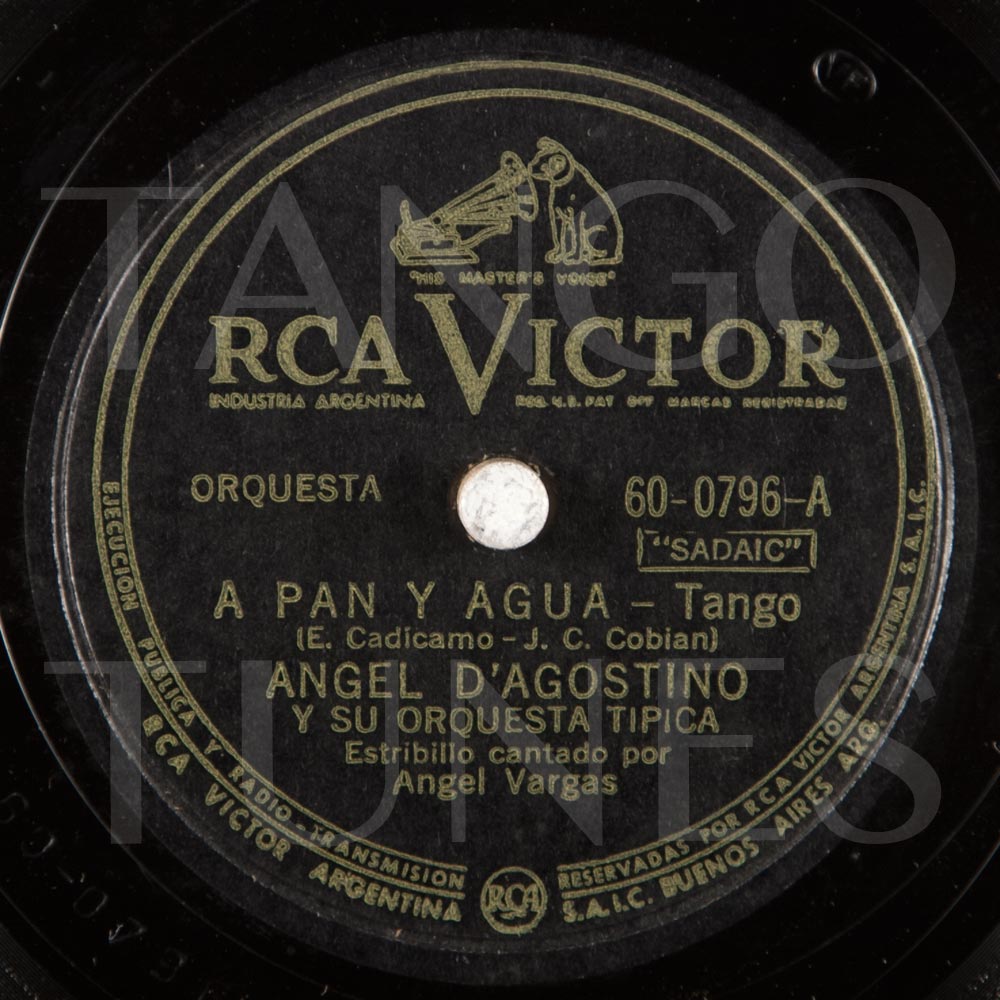 A pan y agua