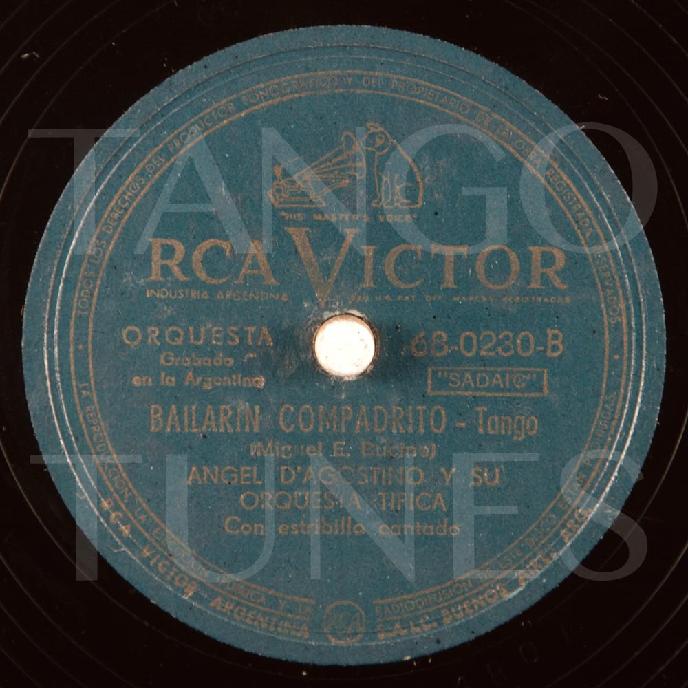 Bailarín compadrito