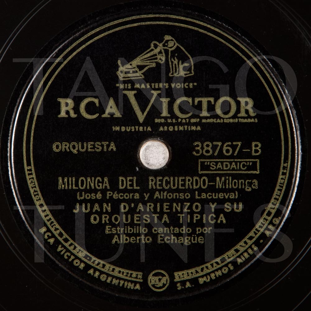 Milonga del recuerdo
