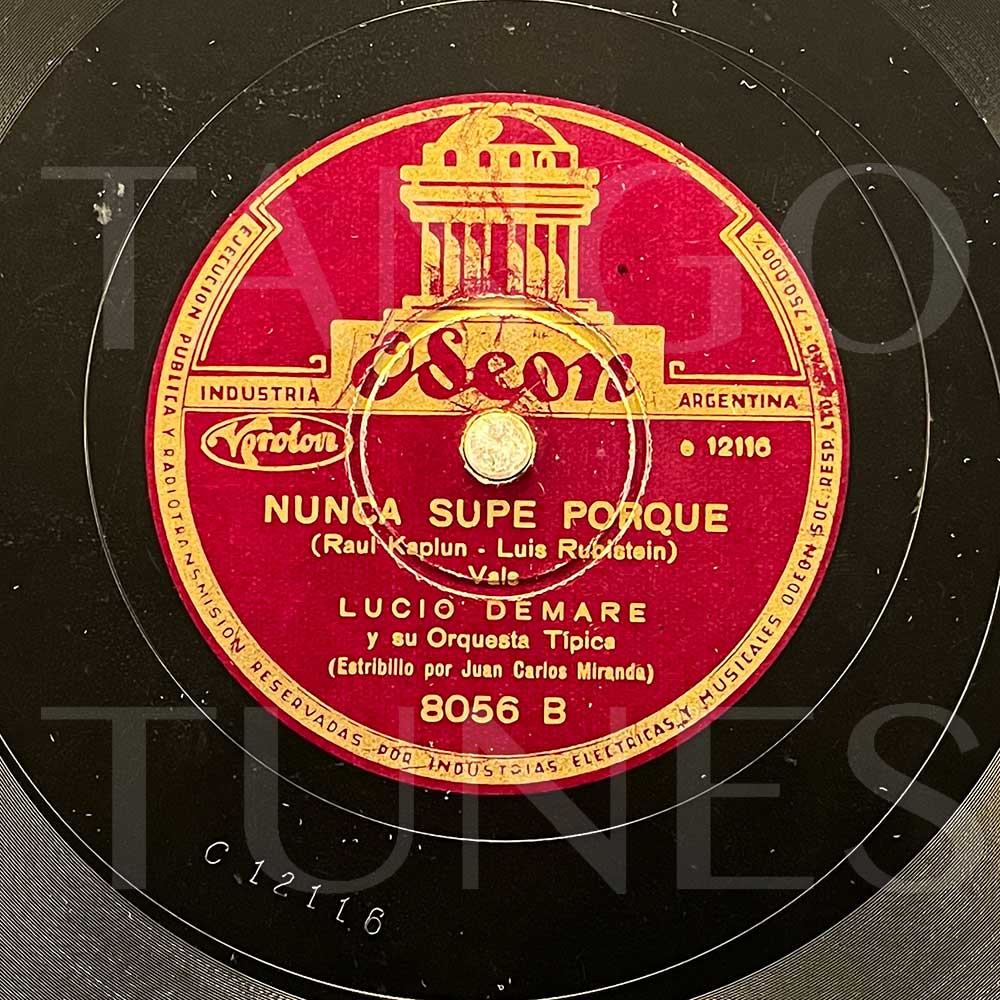 Nunca supe por qué